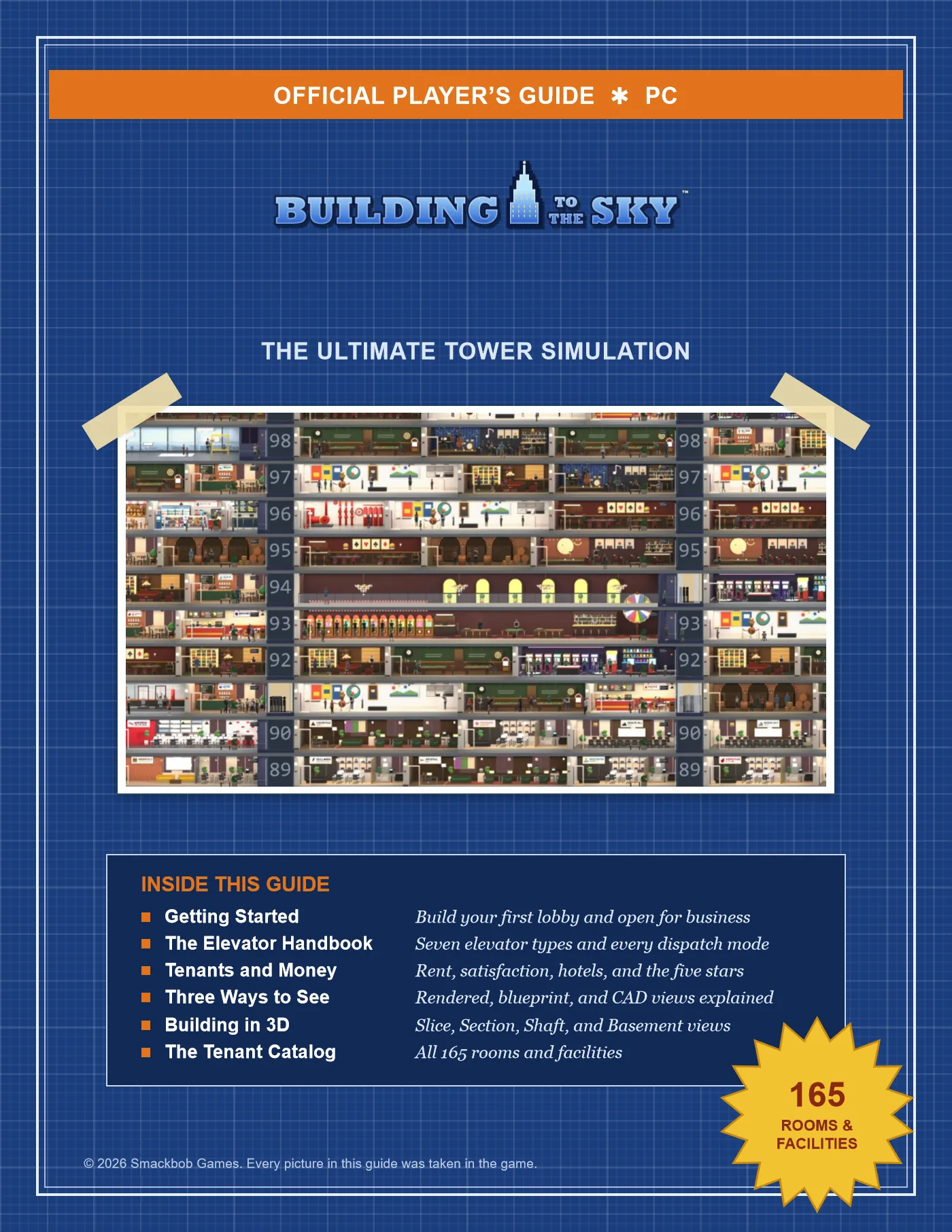The cover of the Building to the Sky Player's Guide